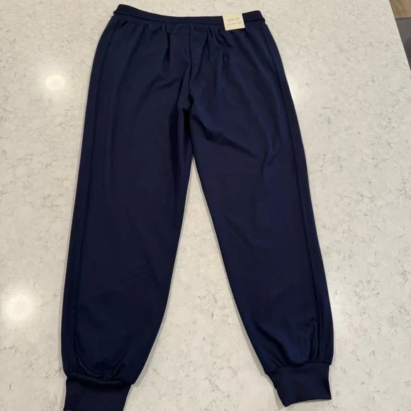 NWT Rachel Zoe Navy Blue Joggers Sweatpants Athletic Workout Bottoms Stretchy - Picture 2 of 10